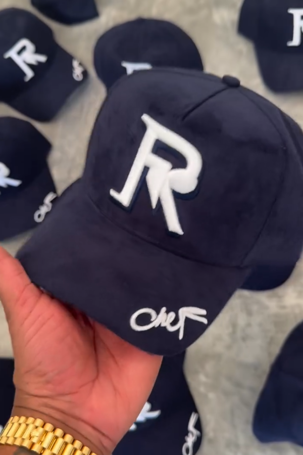 Embroidered Lettering Suede Hat