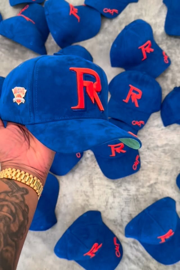 Embroidered Lettering Suede Hat