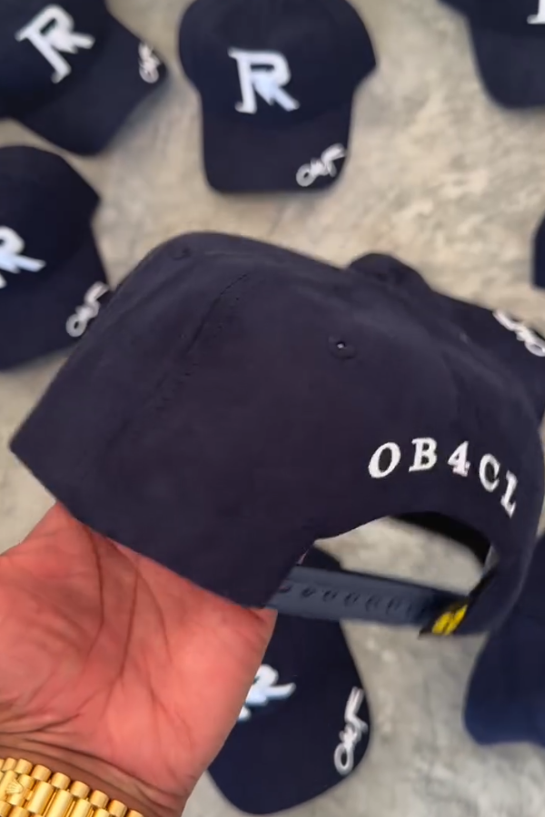 Embroidered Lettering Suede Hat