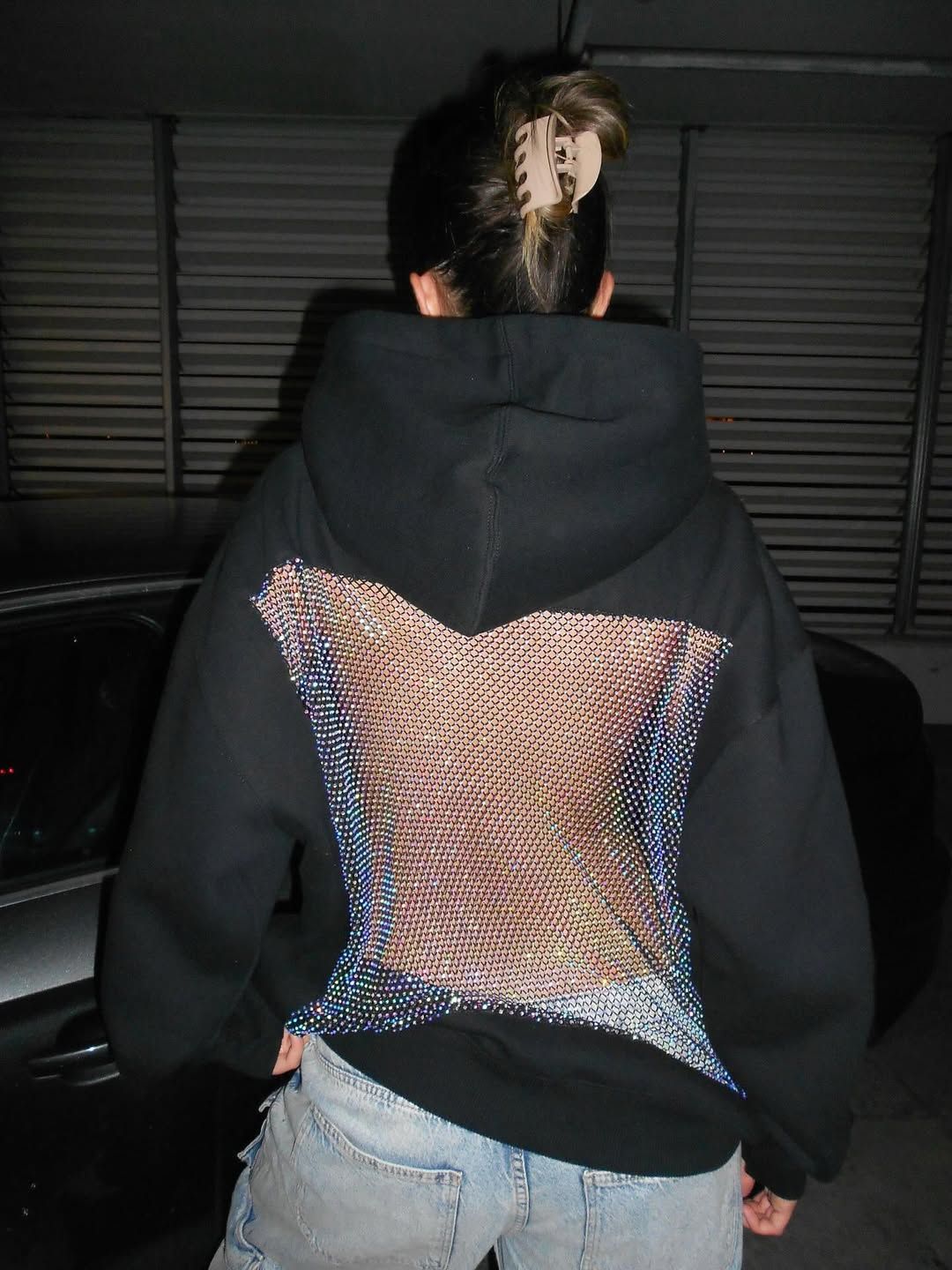 Crystal Mesh Hoodie