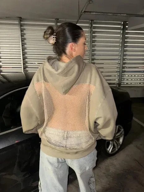 Crystal Mesh Hoodie